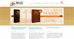 Desktop Screenshot of bellopublicacoes.com.br